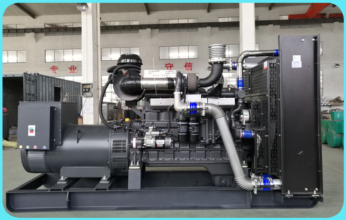 主用功率300kw上柴系列柴油發電機組調試完成，發往客戶的指定地點
