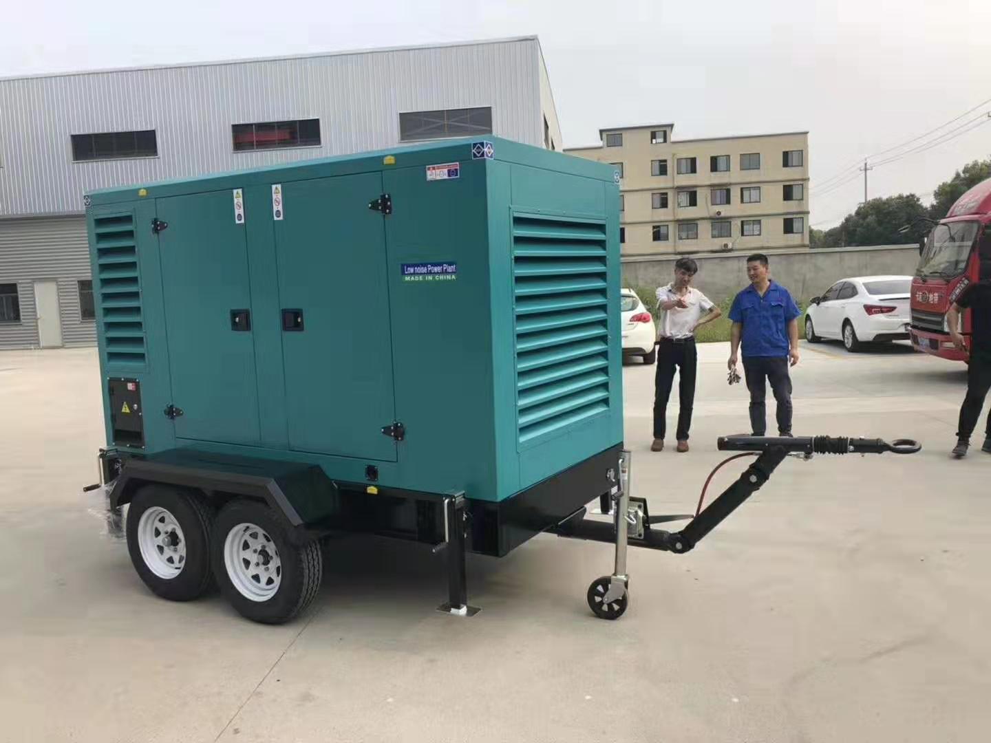 拖車型機組陸續到達客戶現場，成功交貨